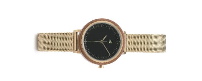 4515  Einstoffen Cauma  | Walnut |часы